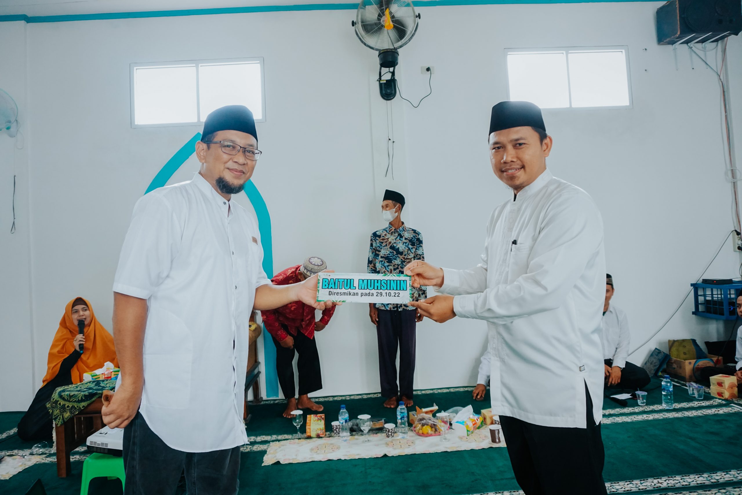 Peresmian Musholla Baitul Muhsinin  SMP Amal Bakti Jatimulyo Bersama Ketua Yayasan
